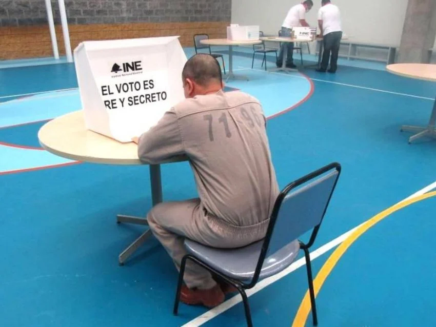 Inicia votación de reos en prisión preventiva en reclusorio de Altamira, Tamaulipas