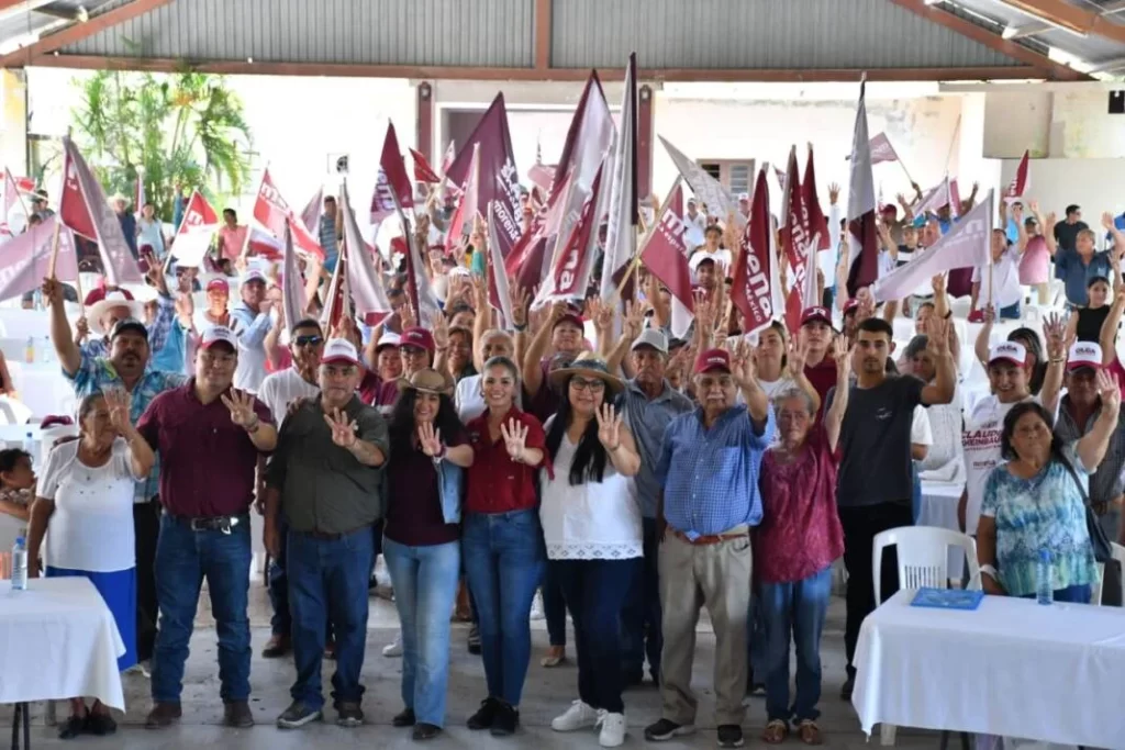 Jiménez Tamaulipas respalda a candidatas de Morena.