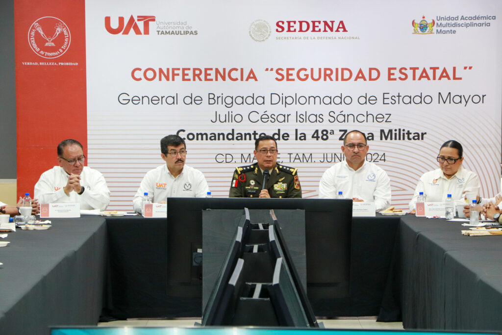 Imparten en la UAT conferencia sobre seguridad y protección ciudadana