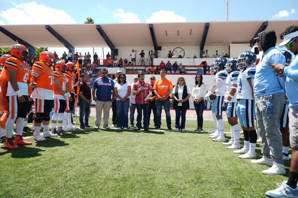 El rector Dámaso Anaya inaugura en la UAT temporada 2024 de la ONEFA