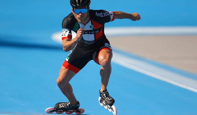 Jorge Luis Martínez lidera a México en el Mundial de Patinaje en Italia