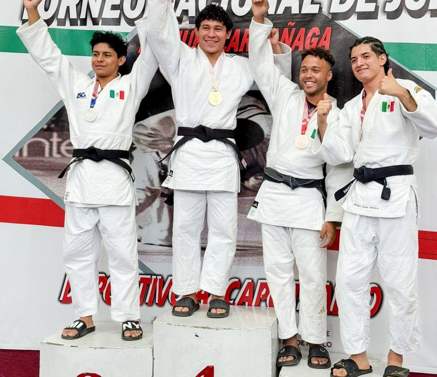 Alumno de la UAT conquista el oro en torneo nacional de judo